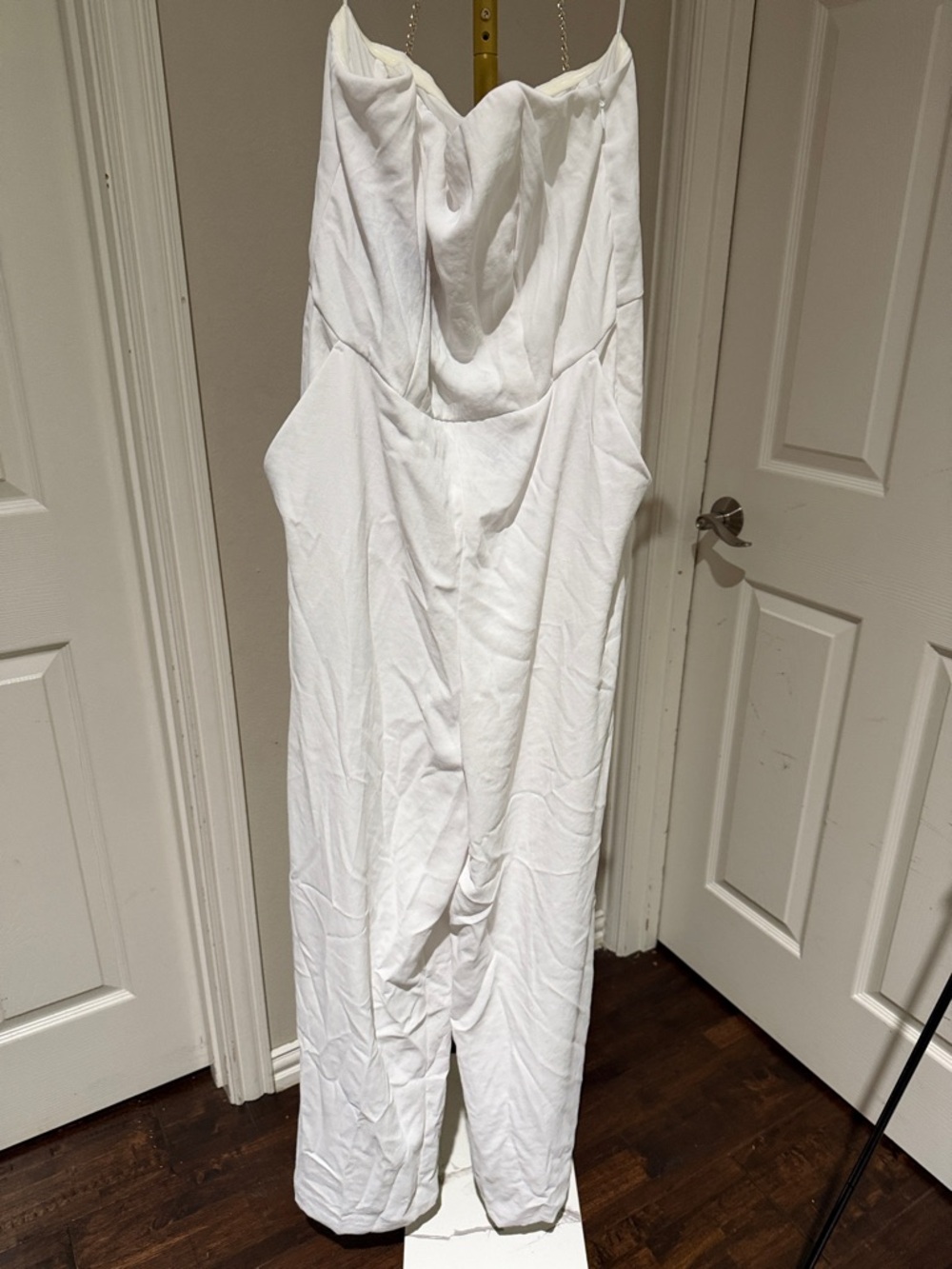 Brand New White Express Jumpsuit